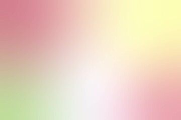 Abstract yellow, red, and green soft gradient background.