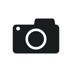 Camera icon vector png isolated on white background