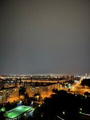 time lapse of traffic at night