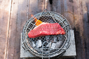 炭火焼ステーキ