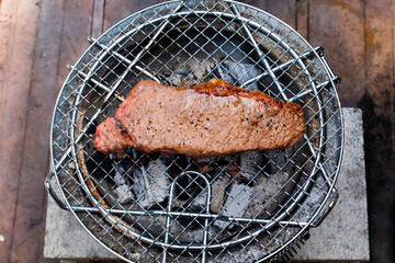 炭火焼ステーキ