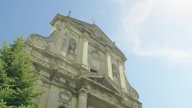 old Ukrainian monastery. High quality 4k footage