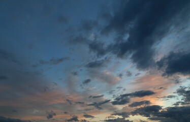 clouds during sunset