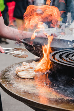 Grilled Seafood At Street Food Festival