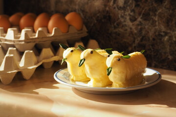 Masło w kształcie baranka na święta Wielkanocne w Polsce 