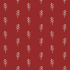 Seamless pattern with Christmas trees, winter pattern with Christmas trees, winter, winter pattern	
