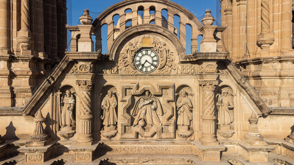 Chihuahua cathedral, baroque facade