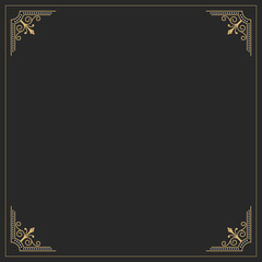 Fototapeta premium Classic vintage frame for labels, banner and other design. Suitable for whiskey, beer and premium product.