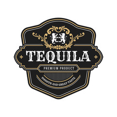 Obraz premium Classic vintage frame for labels, banner and other design. Suitable for whiskey, beer and premium product.