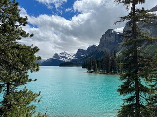Spirit Island Maligne Lake, Jasper National Park, Albert Canada