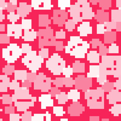 White line Online ordering and fast food delivery icon isolated seamless pattern on red background. Vector