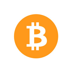 Bitcoin vector stock illustration. Concept Electronic currency vector. Bitcoin icon. Image of cryptocurrency. Gold bitcoin vector. Virtual money, cryptocurrency, btc crypto currency. Flat style