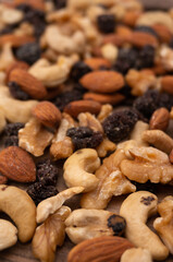nuts and dried fruit