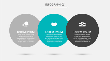 Set Smiling lips, Shaving foam on hand and Acne. Business infographic template. Vector