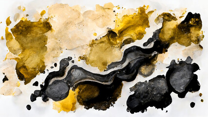 abstract watercolor background texture hand painted graphic resource color water drops burst subtle luxurious luxury gold black grey sand multicolor banner wallpaper scan