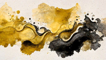 abstract watercolor background texture hand painted graphic resource color water drops burst subtle luxurious luxury gold black grey sand multicolor banner wallpaper scan