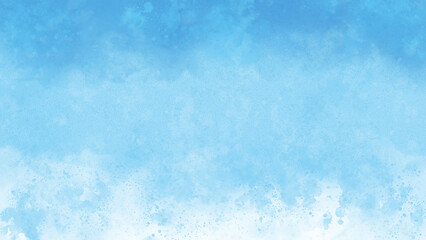 デジタル水彩の背景壁紙素材04　青