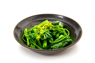 伝統野菜播州こぶな,穂先のお浸し