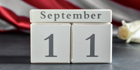 Calendar with date of National Day of Prayer and Remembrance for the Victims of the Terrorist...