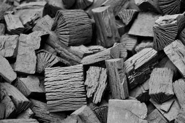 Wood Coal Background 