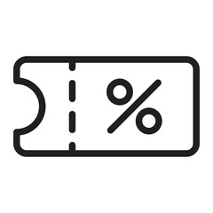 discount line icon