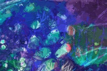 Abstract beautiful colorful texture geometry