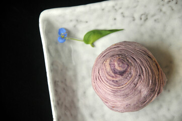 Chinese pastry or moon cake