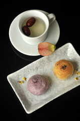 Chinese pastry or moon cake