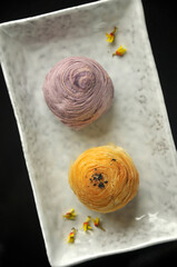 Chinese pastry or moon cake