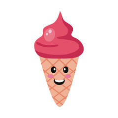 ice cream cone kawaii