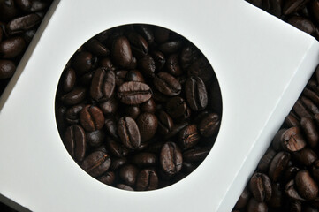 Coffee Beans and cup