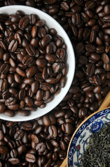 Coffee Beans and cup