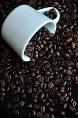 Coffee Beans and cup