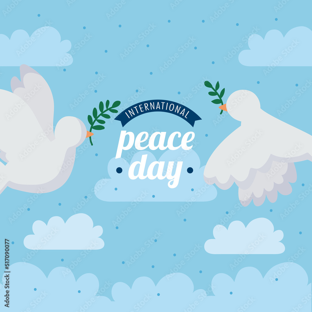 Poster international peace day poster