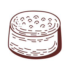 sweet chocolate truffle