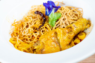 Northern Thai Curry Noodles with Chicken