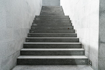 Fototapeta na wymiar beautiful empty grey stair step