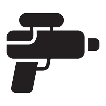 Water Gun Glyph Icon