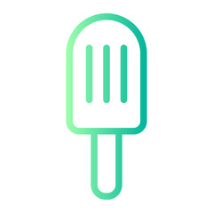 ice cream gradient icon