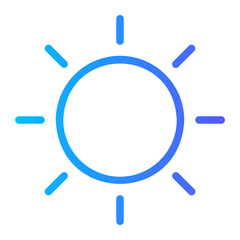 sun gradient icon