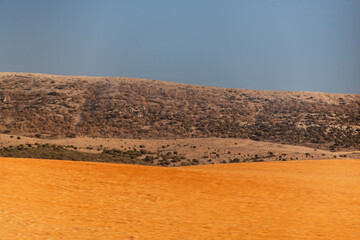 sand dunes in the desert
