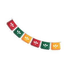 mexican celebration garlands hanging