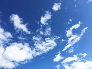 空と雲の青空背景