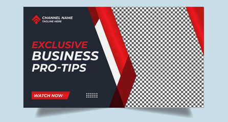 Fully editable youtube thumbnail design for any youtube videos customizable video thumbnail design video cover modern trendy new style thumbnail template for social media business gym fitness concept 