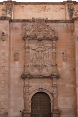 Cathedral in the Downcenter of Zacatecas, northern city in mexico. Colonial architecture, spanish influence.