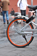 bicycle  in the city