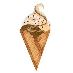 Chocolate cone