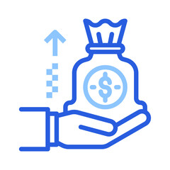 Benevolence, charity, donation icon