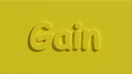 Gain Text