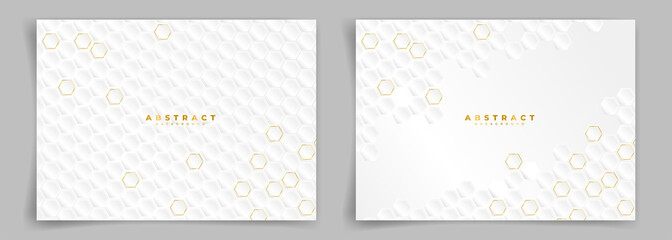 abstract white background or wallpaper with gold. White gradient background. Luxury background clean and elegant.